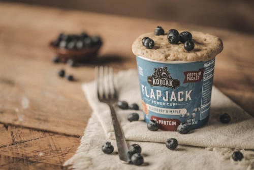 Kodiak® Cakes Flapjack Blueberry & Maple Protein Power® Cup Perspective: top