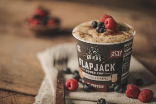 Kodiak Protein-Packed Buttermilk and Maple Pancake Power Cup with 10g Protein Perspective: top