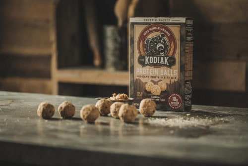 Kodiak Cakes® Oatmeal Chocolate Chip Protein Ball™ Mix Perspective: top