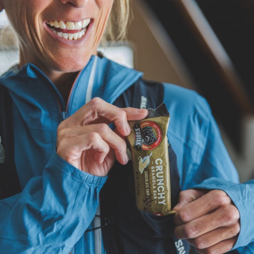 Kodiak Cakes® Chocolate Chip Crunchy Granola Bars Perspective: top