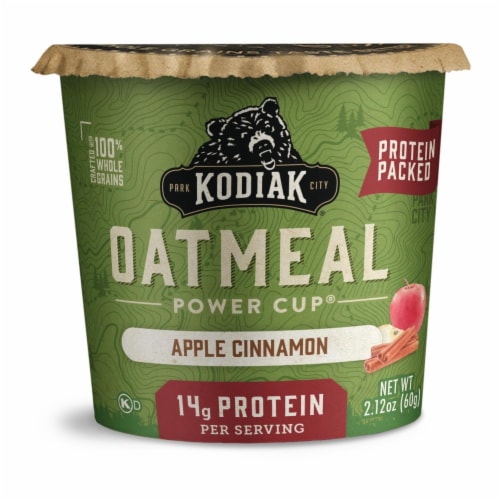 Kodiak® Protein-Packed Apple Cinnamon Oatmeal Power Cup® Perspective: top