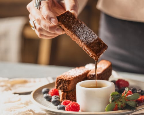 Kodiak® Protein-Packed Cinnamon French Toast Sticks Perspective: top
