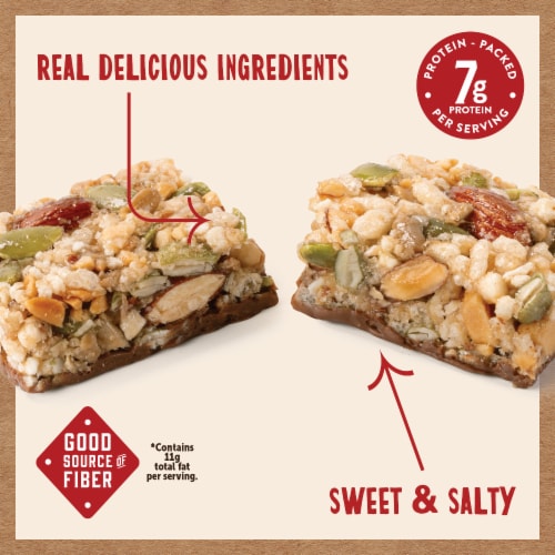 Kodiak® Protein-Packed Chocolate Almond Trail Bars Perspective: top