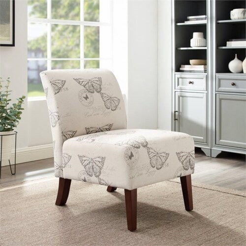 Leopard print sales slipper chair