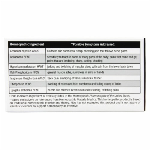 NaturalCare Nerve Fix Homeopathic Capsules Perspective: top