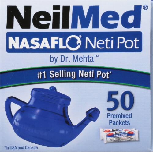 NeilMed Nasaflo Neti-Pot Nasal Wash System Perspective: top