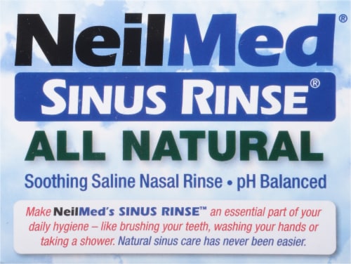 NeilMed Sinus Rinse - 2x8fl oz Bottles Nasamist Saline Spray 75mL - 250  packets, 1 unit - Kroger