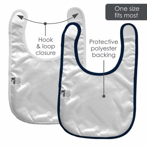 Baby Fanatic® Houston Astros™ Bibs Perspective: top