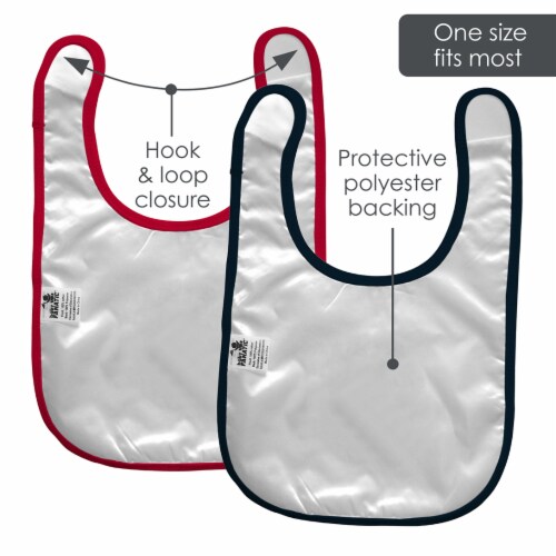 MasterPieces Baby Fanatic Houston Texans Unisex Baby Bibs Perspective: top
