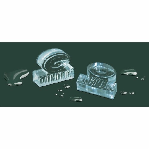 Green Bay Packers Ice Tray Perspective: top