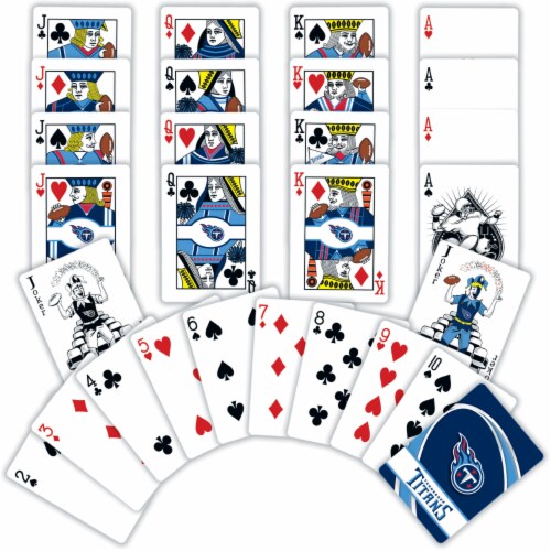 MasterPieces Tennessee Titans Playing Cards Perspective: top