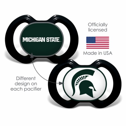 Michigan State™ University Pacifiers Perspective: top