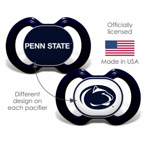 Penn State 2-Pack Pacifiers Perspective: top