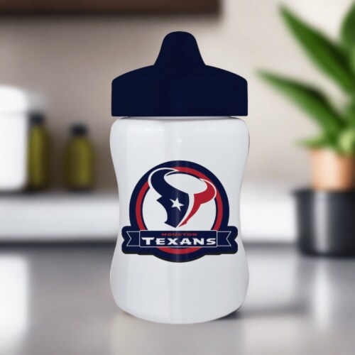 Baby Fanatic Toddler and Baby Unisex 9 oz. Sippy Cup NFL Houston Texans Perspective: top