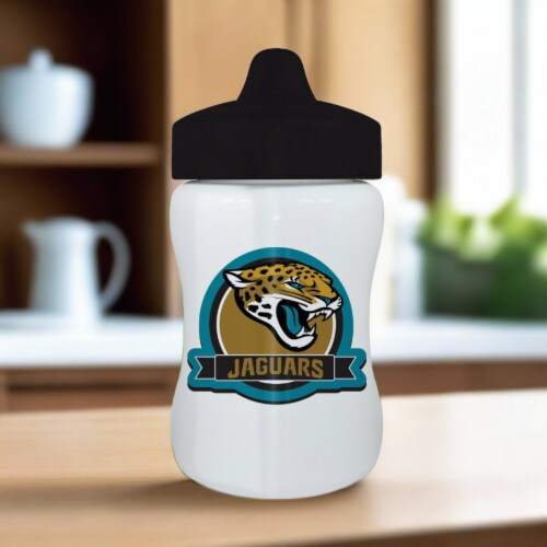Baby Fanatic Toddler and Baby Unisex 9 oz. Sippy Cup NFL Jacksonville Jaguars Perspective: top