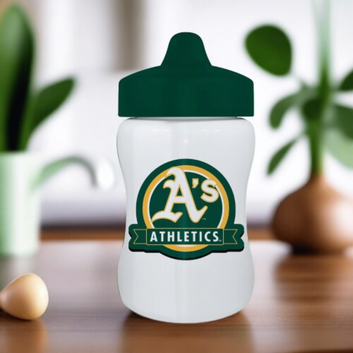 Baby Fanatic Toddler and Baby Unisex 9 oz. Sippy Cup MLB Oakland Athletics Perspective: top