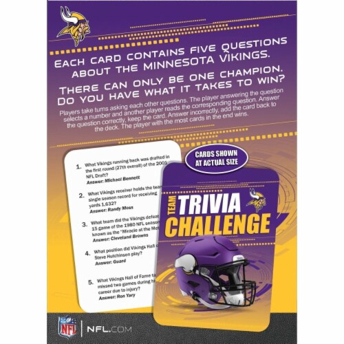 Minnesota Vikings Trivia Game Perspective: top