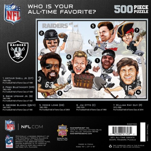 LVR NFL All-Time Greats Puzzle Perspective: top
