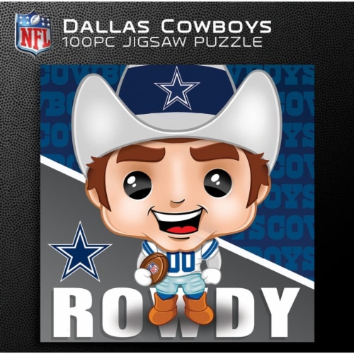 MasterPieces Dallas Cowboys Rowdy Square Puzzle Perspective: top