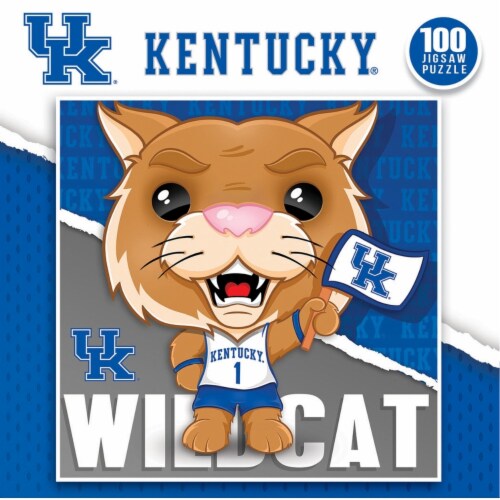 University of Kentucky® Wildcats Mascot Square Puzzle Perspective: top