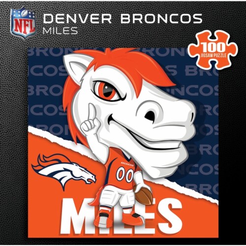 DEN NFL 100 PC Mascot Puzzle Perspective: top