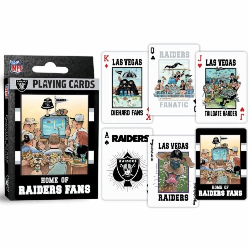LVR NFL Fan Deck Playing Cards Perspective: top