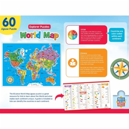 Kids World Map Puzzle