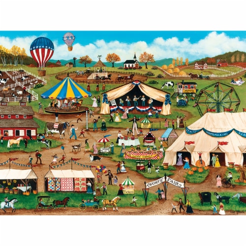 MasterPieces Homegrown Country Fair Puzzle Perspective: top
