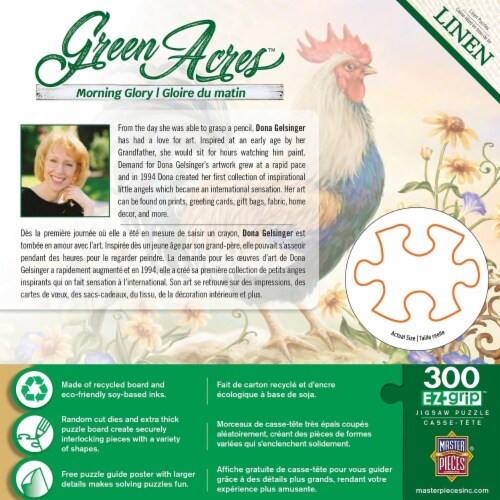 MasterPieces® Green Acres Morning Glory EZ Grip Puzzle Perspective: top