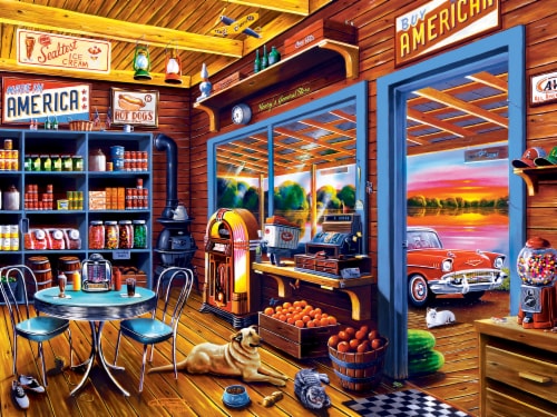 MasterPieces® Shopkeepers™ Henry's General Store Puzzle Perspective: top