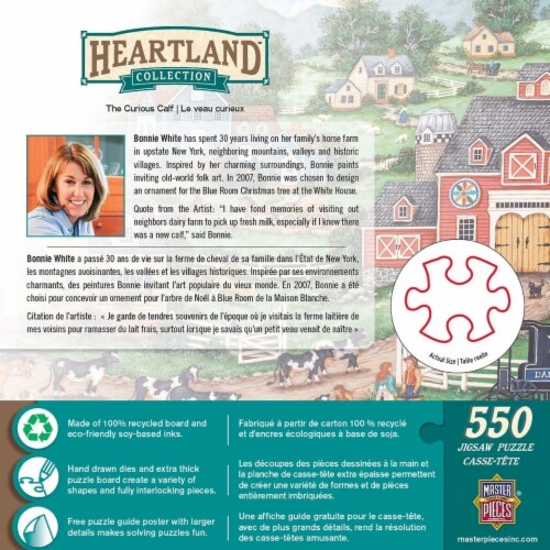 MasterPieces® Heartland Collection™ The Curious Calf Puzzle Perspective: top