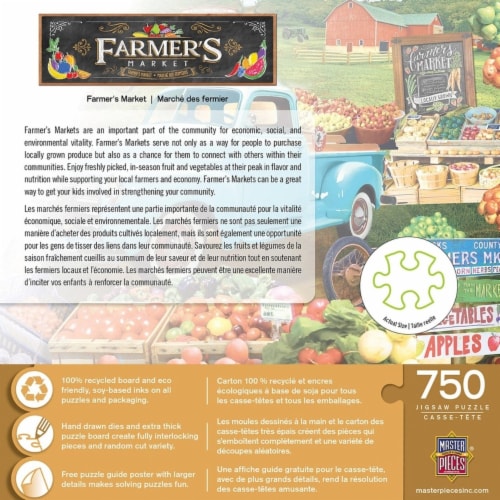 MasterPieces® Locally Grown 750 pc Puzzle Perspective: top