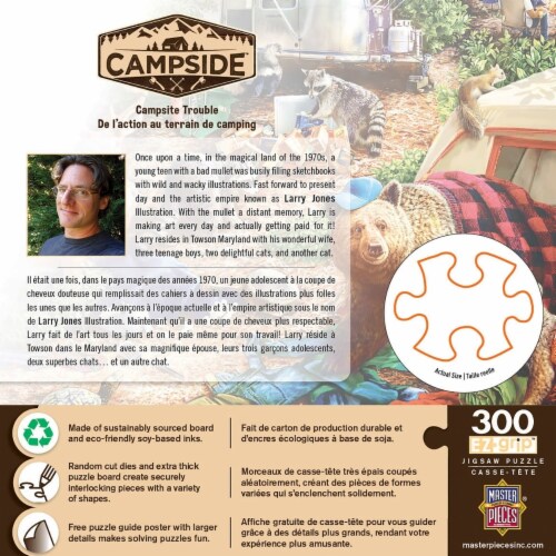 MasterPieces® Campside® Campsite Trouble Puzzle Perspective: top