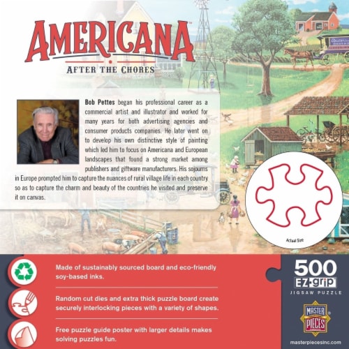 MasterPieces® After the Chores EZ Grip™ Puzzle Perspective: top