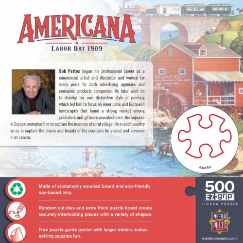 Labor Day 1909 500 Piece Jigsaw Puzzle Perspective: top