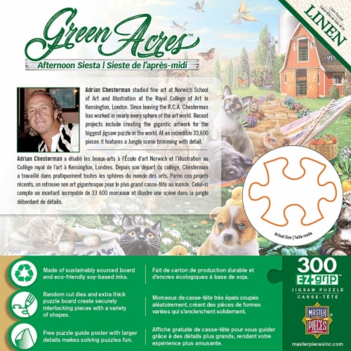 MasterPieces® Green Acres Afternoon Siesta EZ Grip Puzzle Perspective: top