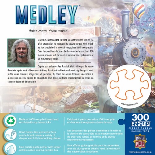 MasterPieces® Medley™ Magical Journey EZ Grip™ Large Jigsaw Puzzle Perspective: top