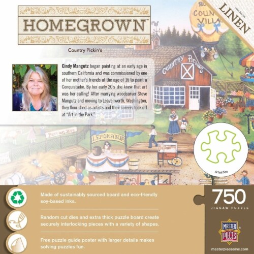 MasterPieces® Homegrown™ Country Pickens Jigsaw Puzzle Perspective: top