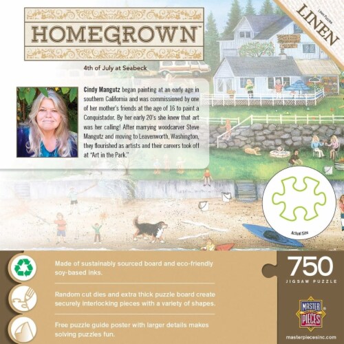 MasterPieces® Homegrown™ Collection 4th of July at Seabeck Jigsaw Puzzle Perspective: top