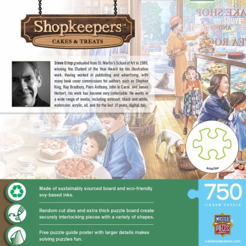 MasterPieces® Shopkeepers™ Cakes & Treats Jigsaw Puzzle Perspective: top
