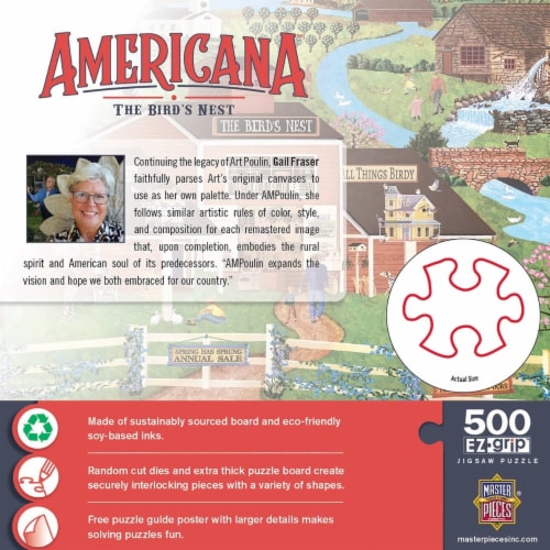 MasterPieces® Americana™ The Bird's Nest EZ Grip™ Puzzle Perspective: top