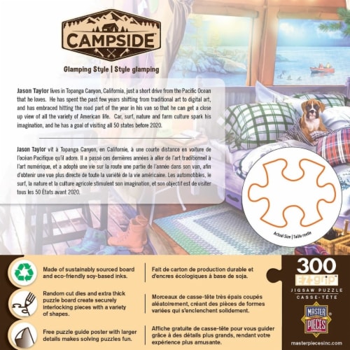 MasterPieces® EZ Grip™ Campside Puzzle Perspective: top