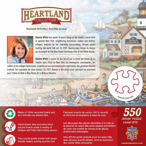 MasterPieces® Heartland™ Collection Dockside Activities Jigsaw Puzzle Perspective: top