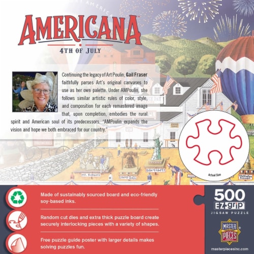 MasterPieces® Americana™ EZ Grip™ 4th Of July Puzzle Perspective: top