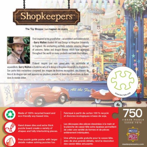 MasterPieces® Shopkeepers™ The Toy Shoppe Puzzle Perspective: top