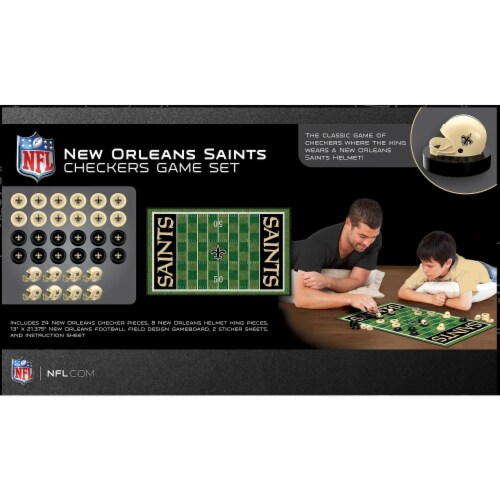 New Orleans Saints Checkers Perspective: top
