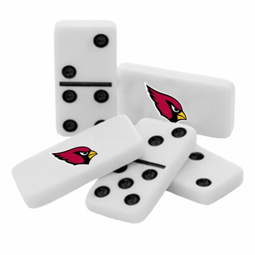 MasterPieces NFL Arizona Cardinals Double-Six Dominoes Perspective: top