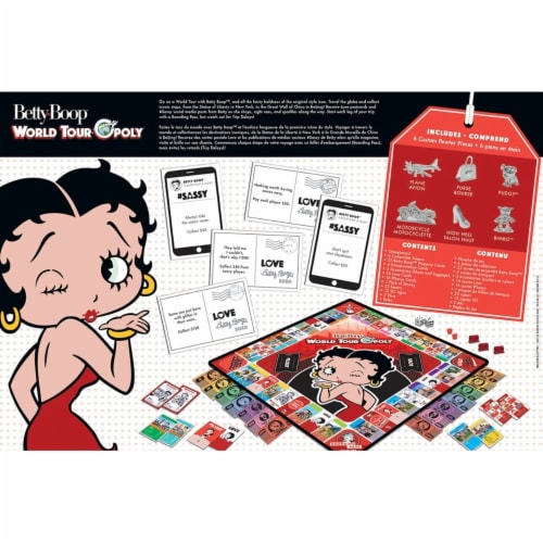 MasterPieces Betty Boop World Tour Opoly Perspective: top