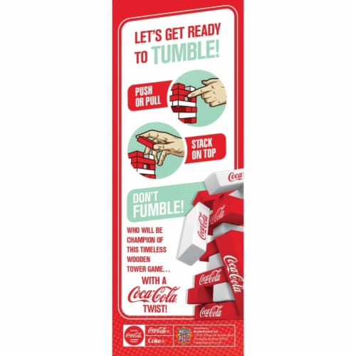Coca Cola Mini Tumble Tower Perspective: top