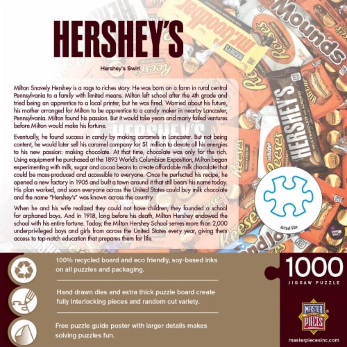 MasterPieces® Hershey's Swirl Jigsaw Puzzle Perspective: top